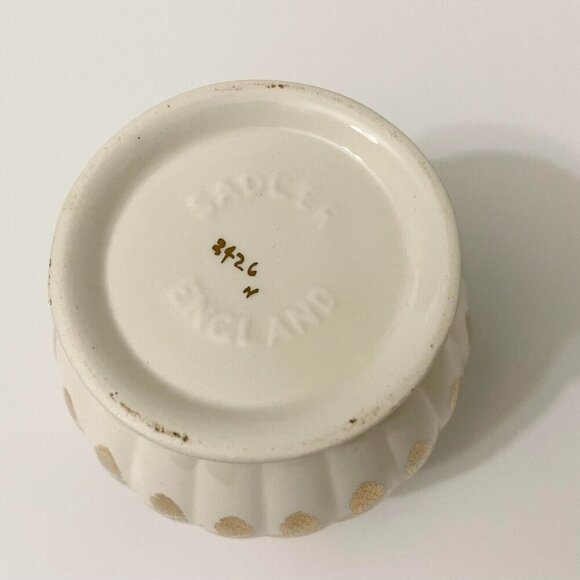 Vtg Sadler England Fruit Flower Sugar Bowl - Picture 7 of 12